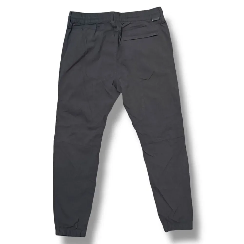 Projek Raw Men's Gray Jogger Pants Slim Fit Elastic Waistband Size Large